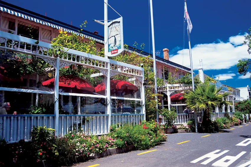 Stay in the oldest Hotel in the Bay of Islands at the Duke of Marlborough in Russell