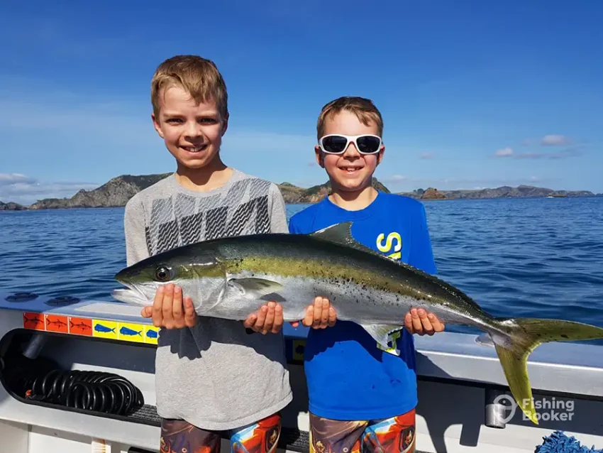 Young Boys with a Kingfish